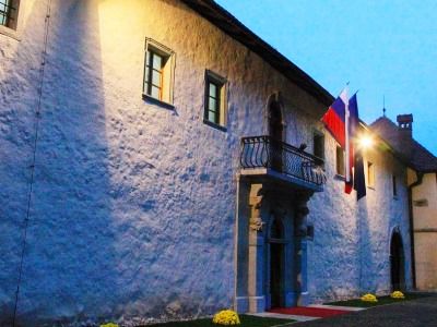 Grad Strmol Hotel Cerklje na Gorenjskem Luaran gambar